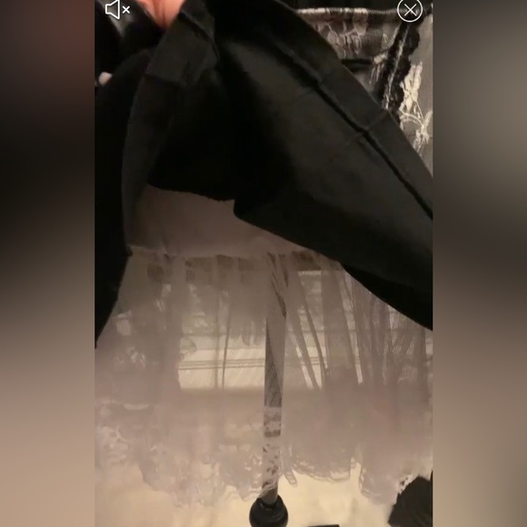 Tripp Nyc black and white corseted lace pleated mini skirt - Picture 11 of 12